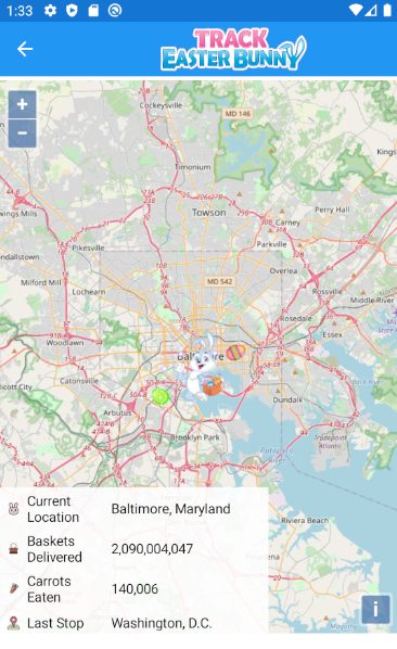 The Easter Bunny Tracker Ảnh chụp màn hình 3