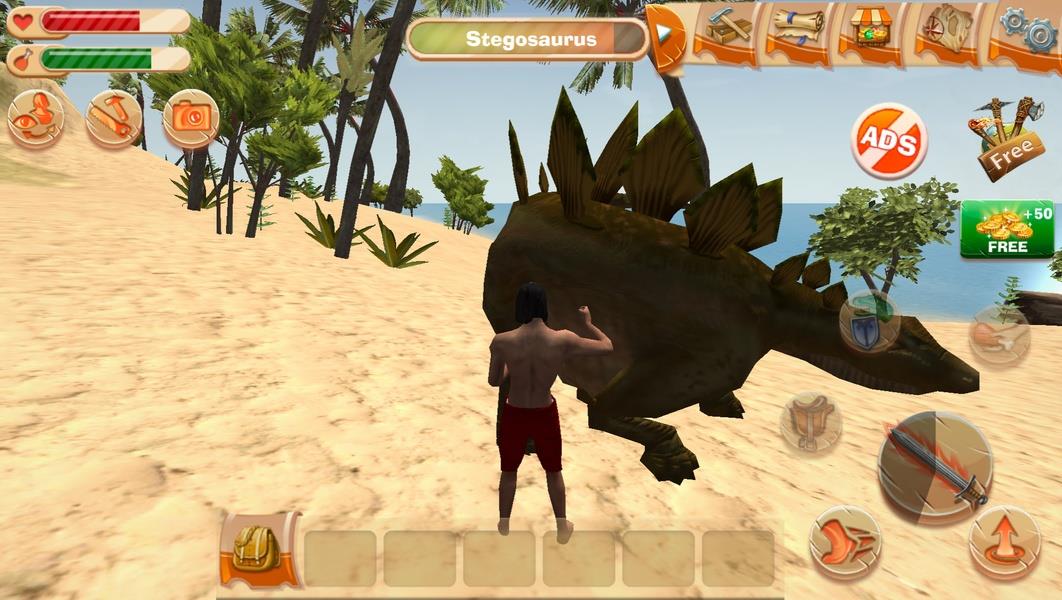 The Ark of Craft: Dino Island Tangkapan skrin 2