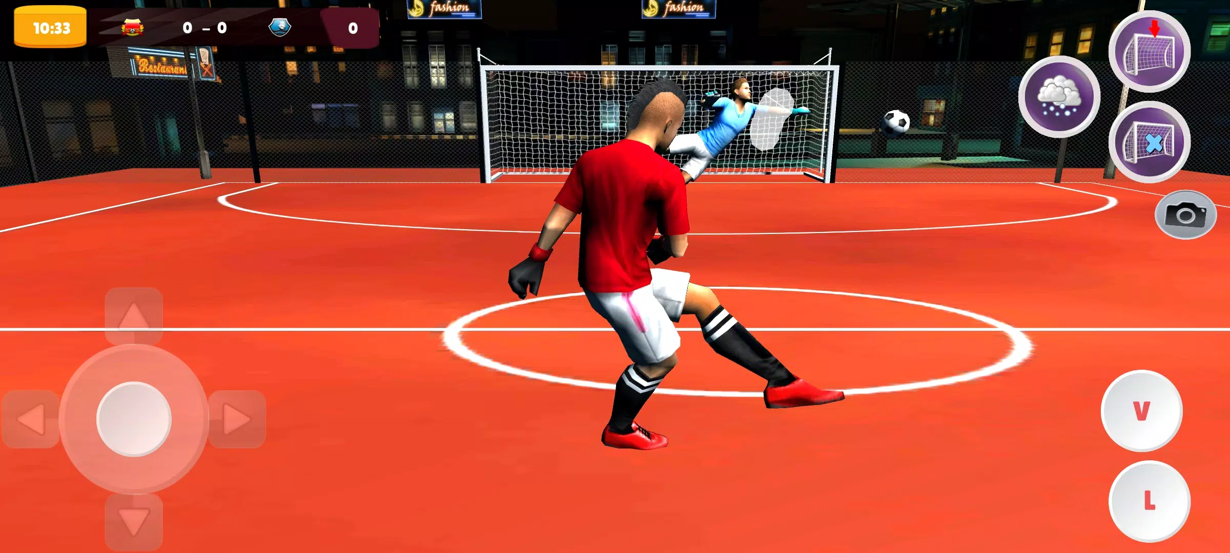 Goalie Wars Football Street Captura de tela 3