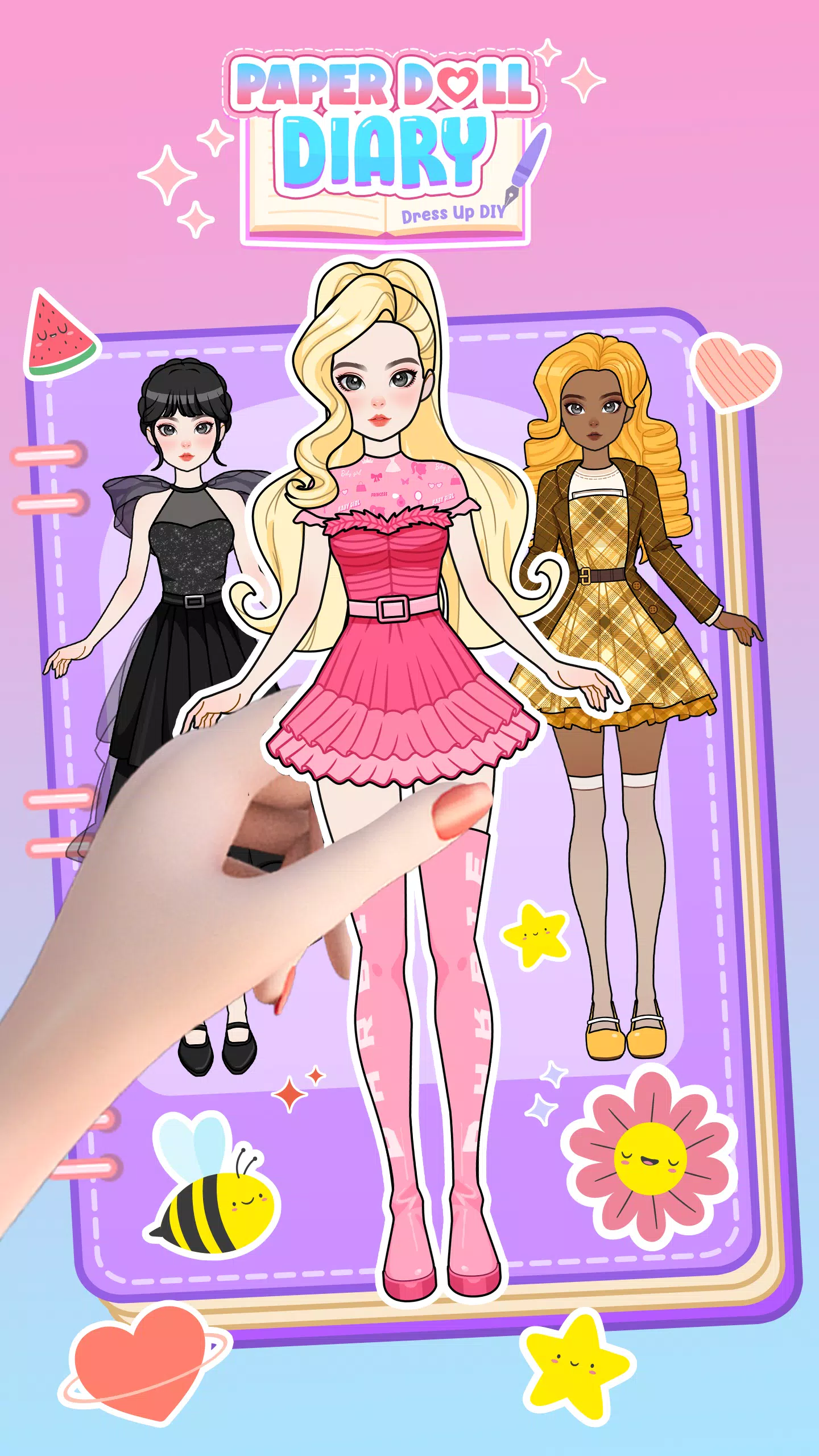 Paper Doll Diary: Dress Up DIY ဖန်သားပြင်ဓာတ်ပုံ 0