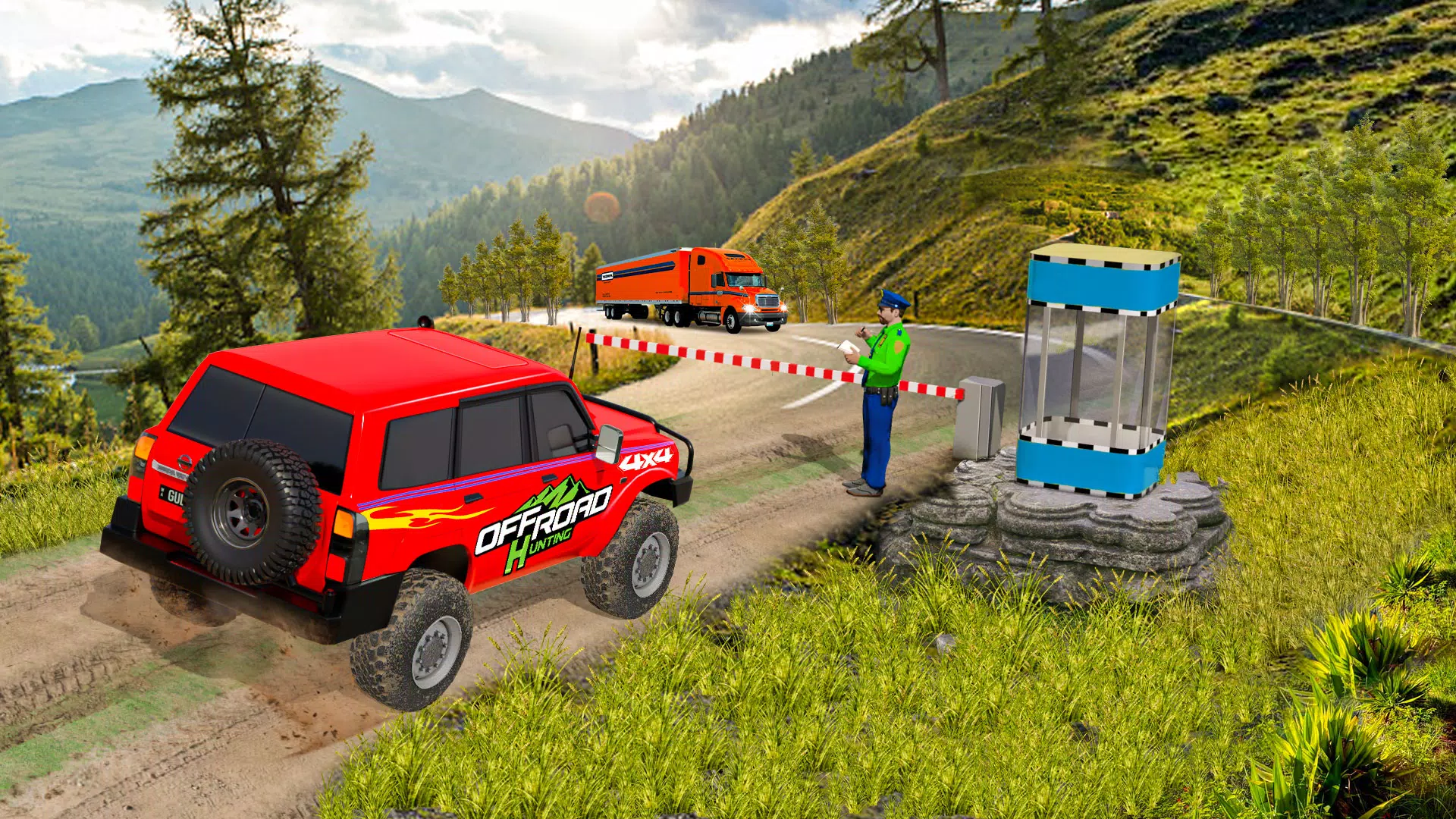 Off The Road-Hill Driving Game Captura de pantalla 1