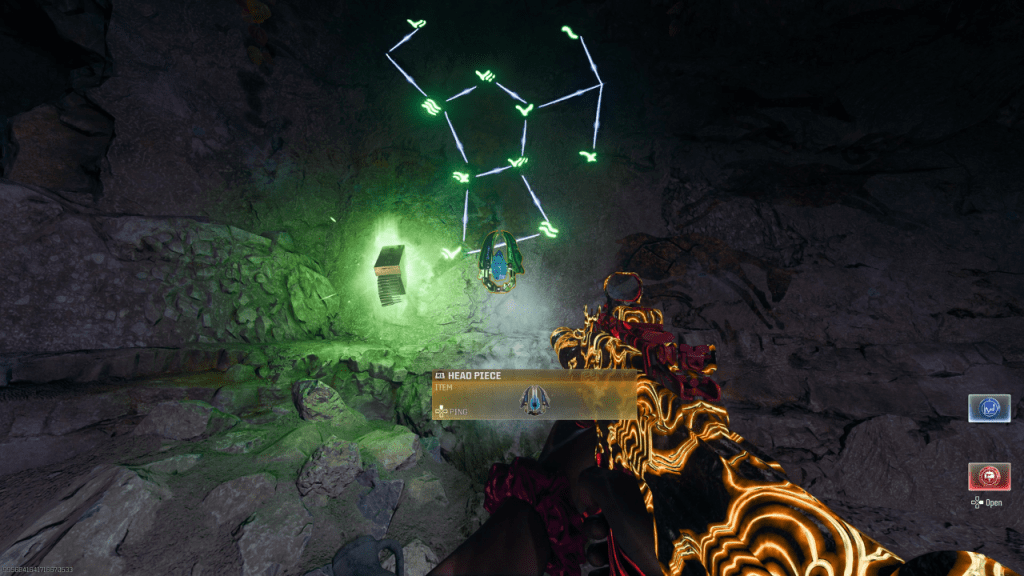 Ancient ruins showing the Head Piece location in Black Ops 6 Zombies.