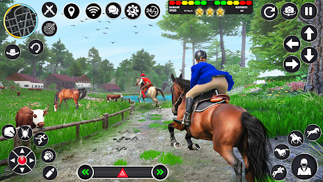 Horse Racing Games Horse Rider ဖန်သားပြင်ဓာတ်ပုံ 0