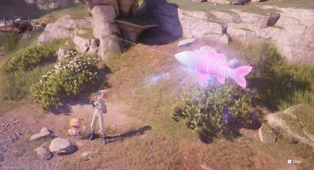 Pink-glowing animals