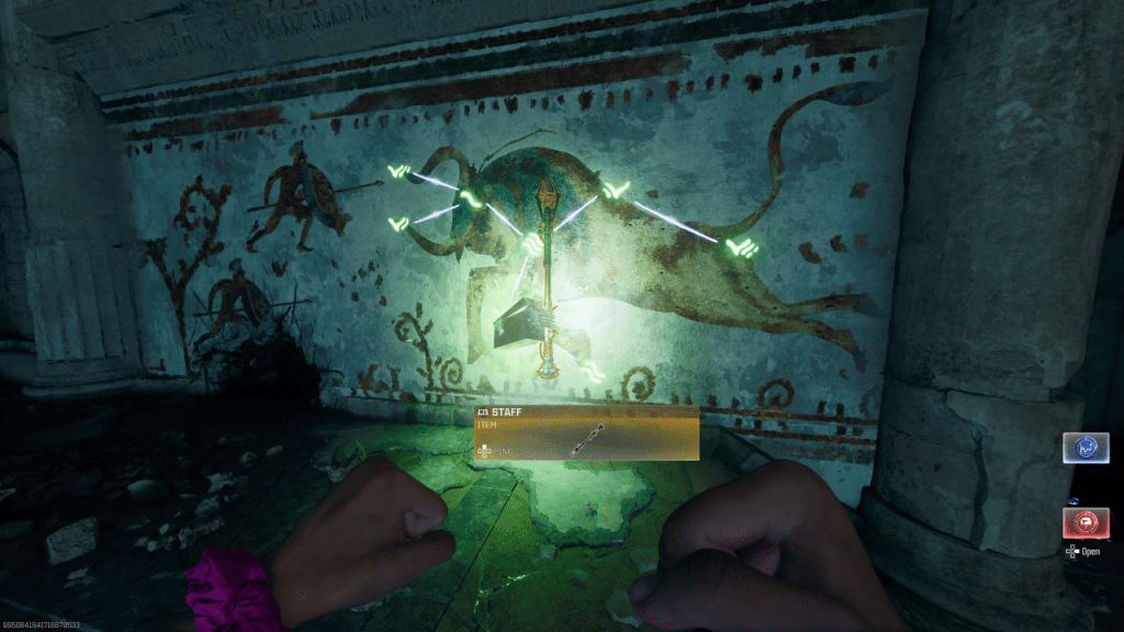 Ancient Bull Mural showing Roman numeral puzzles in Black Ops 6 Zombies.