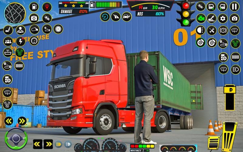 Cargo Truck Driving Game 2024 Capture d'écran 0