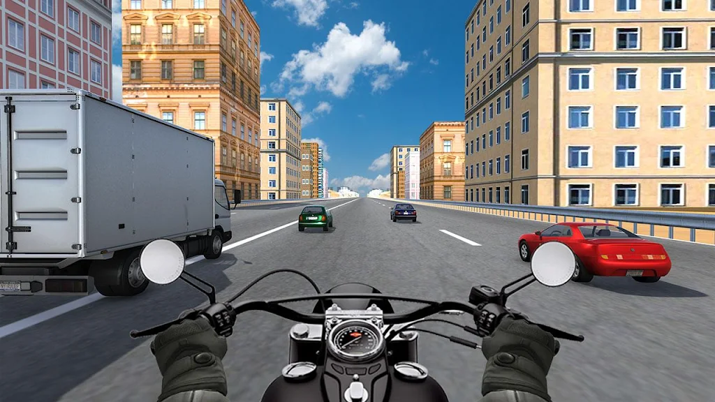 City Bike Traffic Race in Crowd Taxi 3D 螢幕截圖 0