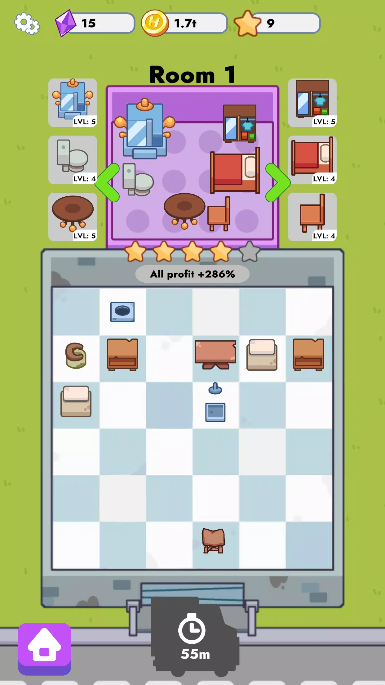 Royal Hotel: idle game Captura de tela 2