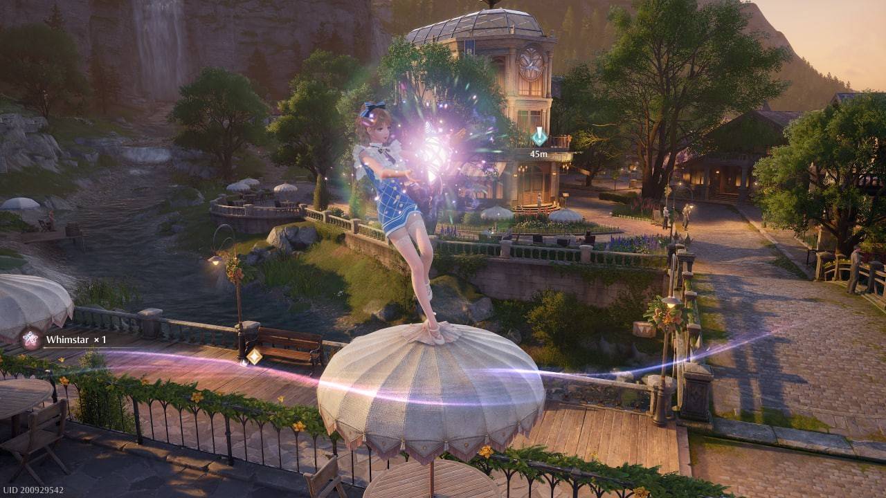 Whimstar item showcase in Infinity Nikki