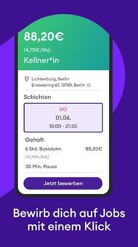 Zenjob - Flexible Nebenjobs Screenshot 1