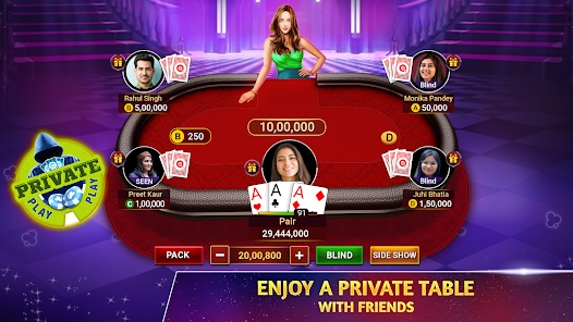 Teen Patti Octro 3 Patti Rummy Capture d'écran 2