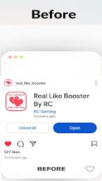 RC Real Like Follower Booster Ảnh chụp màn hình 2