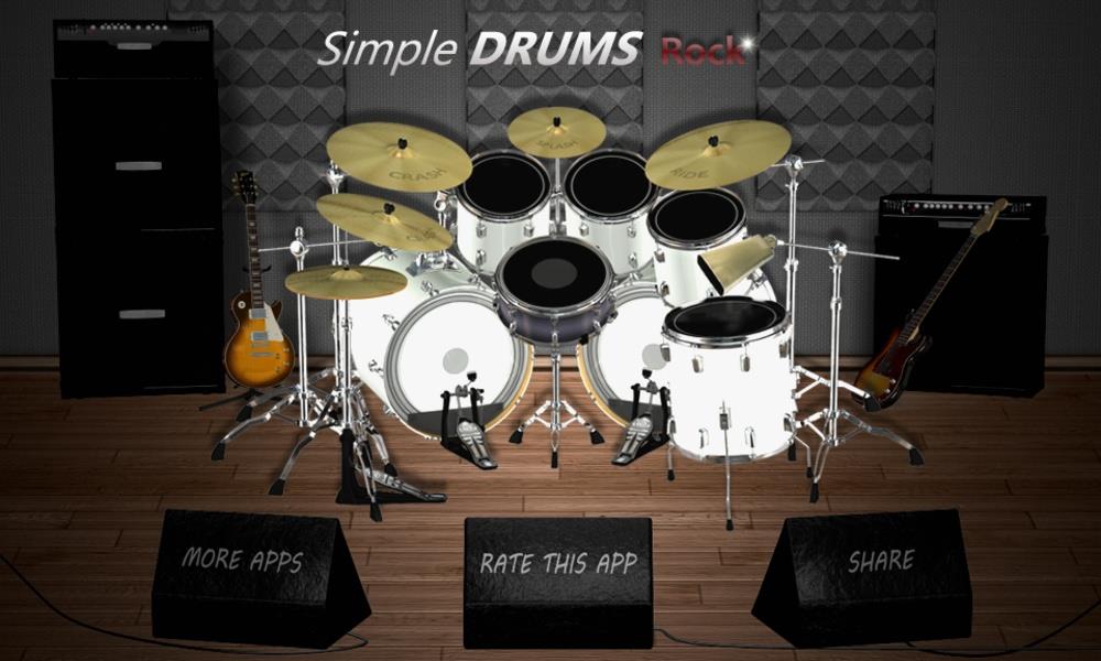 Simple Drums Rock - Drum Set 螢幕截圖 0