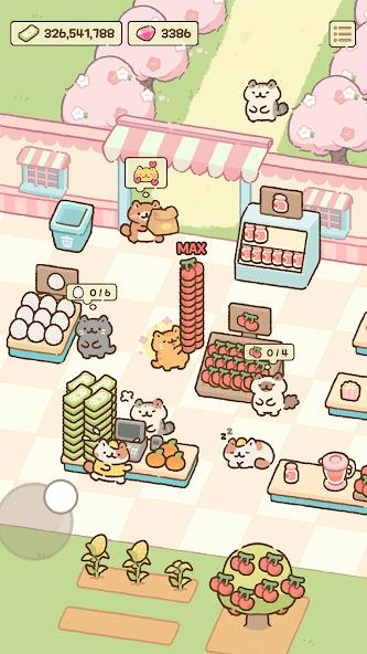 Cat Mart: Cute Grocery Shop Mod स्क्रीनशॉट 0