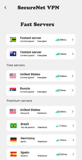 SecureNet VPN: Fast & Secure スクリーンショット 3