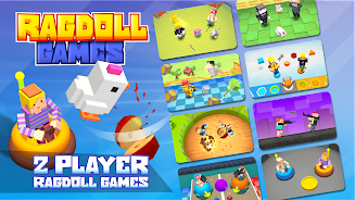 Ragdoll Arena 2 Player स्क्रीनशॉट 0