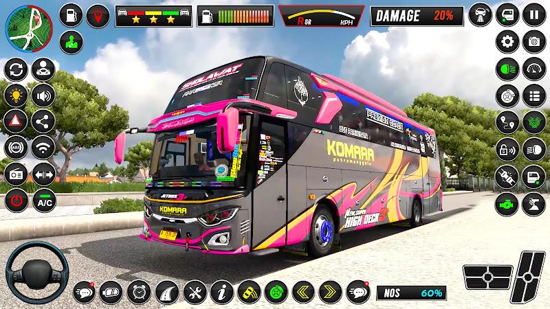 Luxury Coach Bus Driving Game Capture d'écran 0