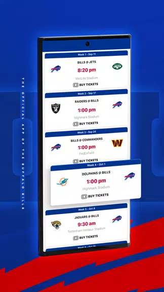 Buffalo Bills Mobile Schermafbeelding 2