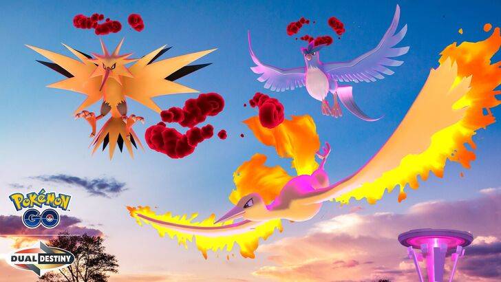 Pokemon Go Articuno, Zapdos i Moltres Dynamax Forms będą dostępne tydzień na raz