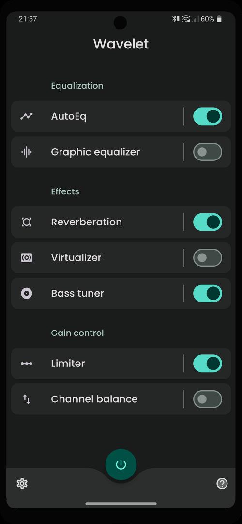 Wavelet: headphone specific EQ Captura de tela 0