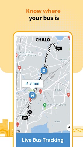 Chalo - Live Bus Tracking App Screenshot 1