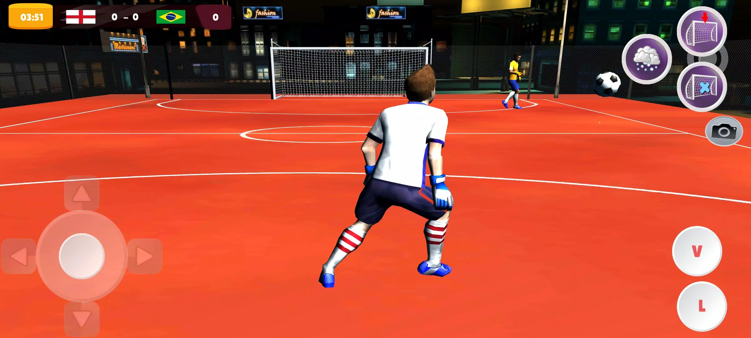 Goalie Wars Football Street Captura de tela 2