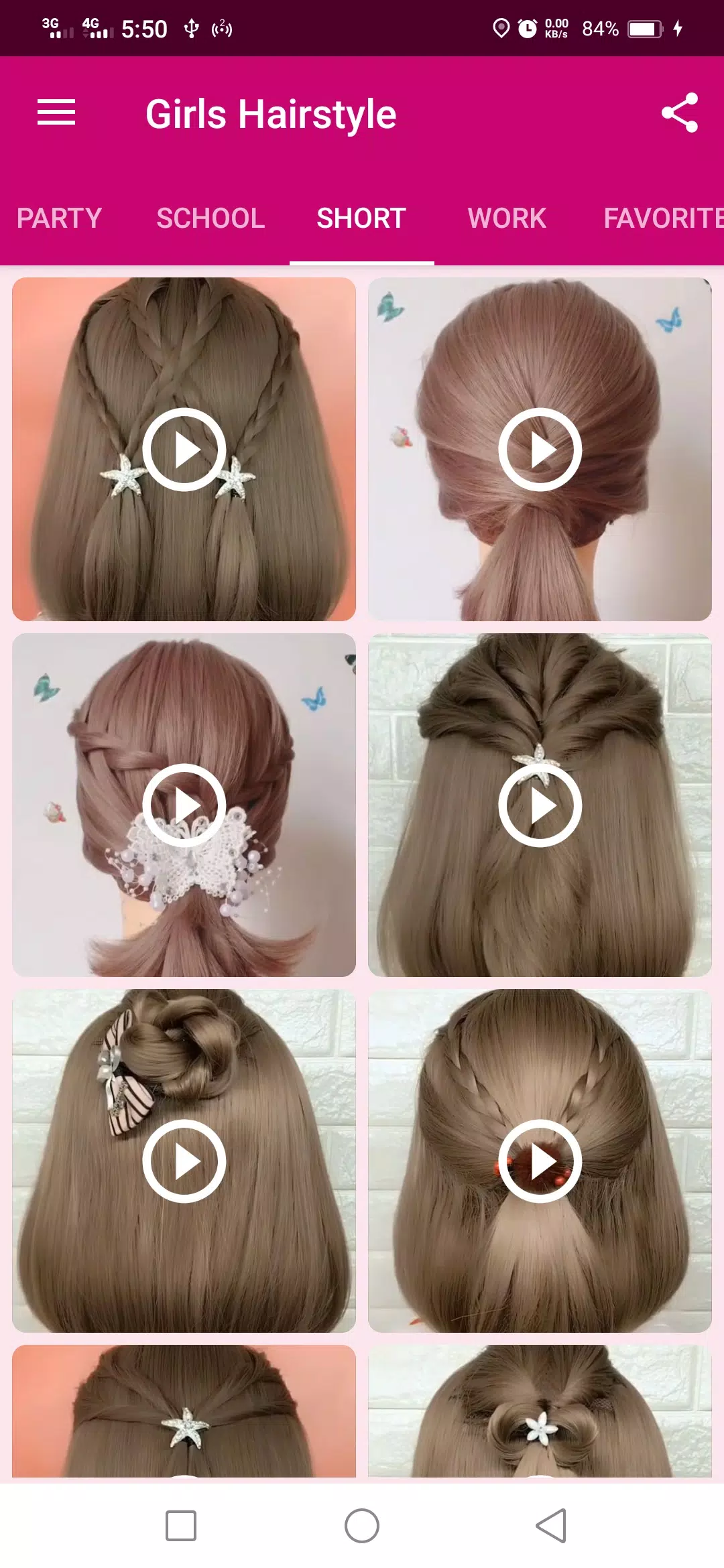 Girls Hairstyle 스크린샷 3