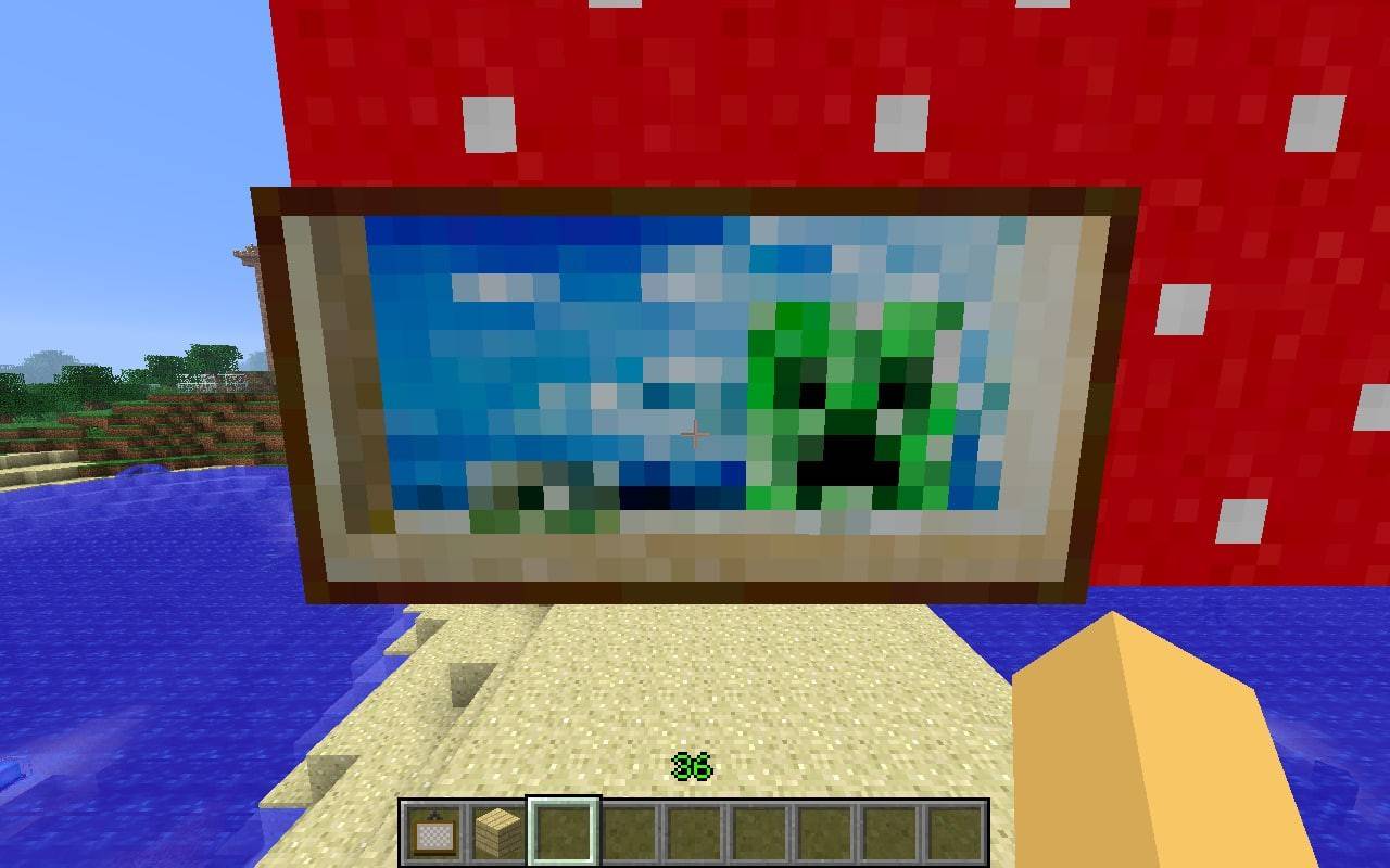 benutzerdefinierte Gemälde in Minecraft