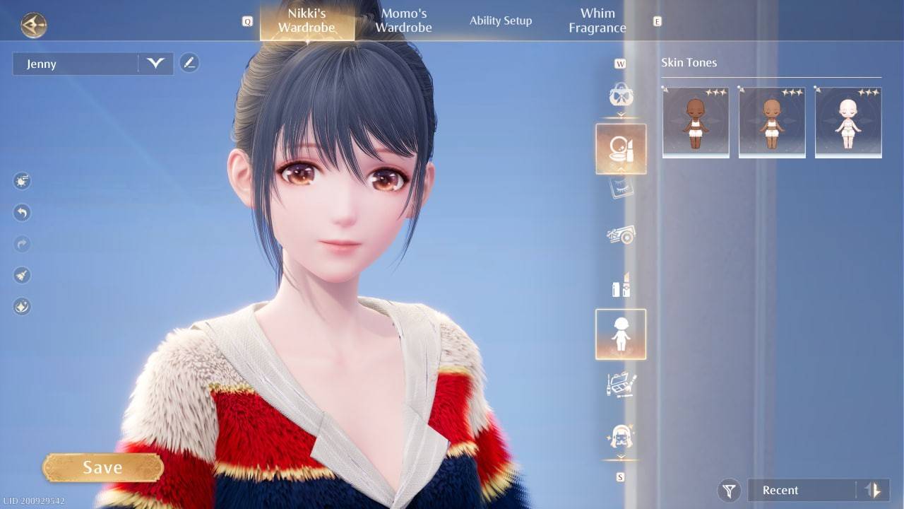 選擇膚色