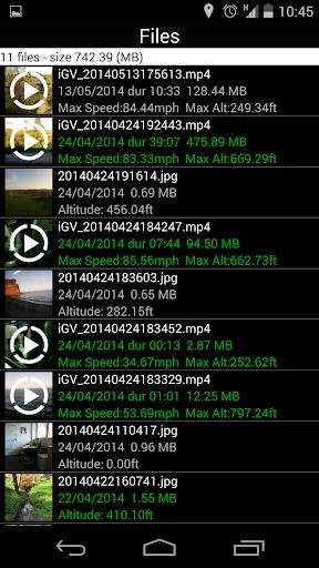 RouteShoot video and GPS app स्क्रीनशॉट 3