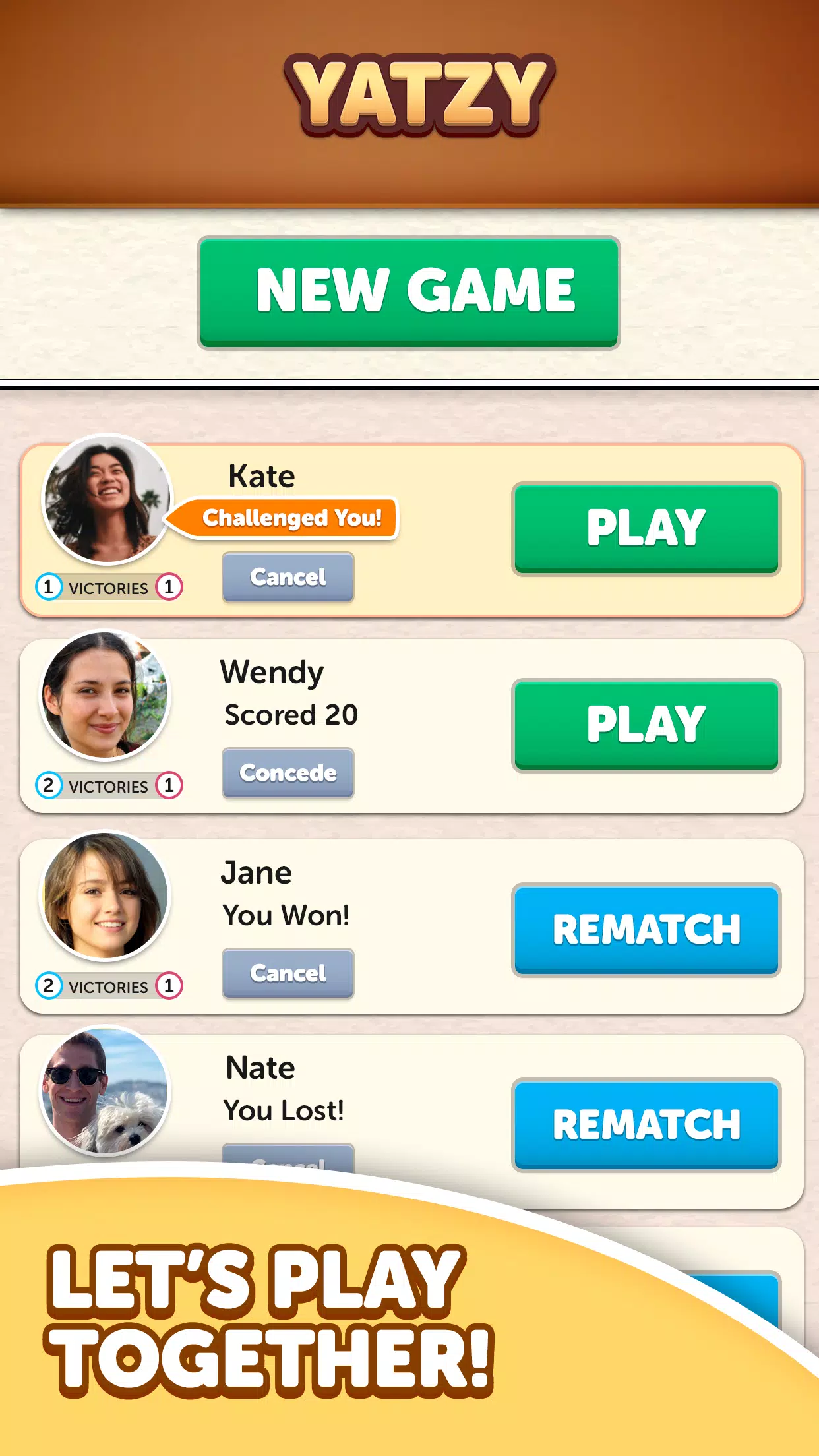 Word Yatzy - Fun Word Puzzler Captura de pantalla 3