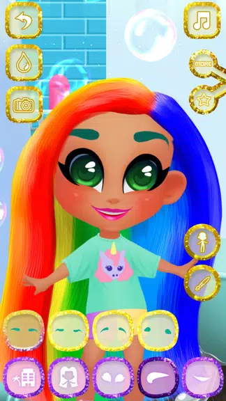 Candy Hair Salon - Doll Games ภาพหน้าจอ 1