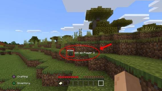 Splitscreen on Minecraft