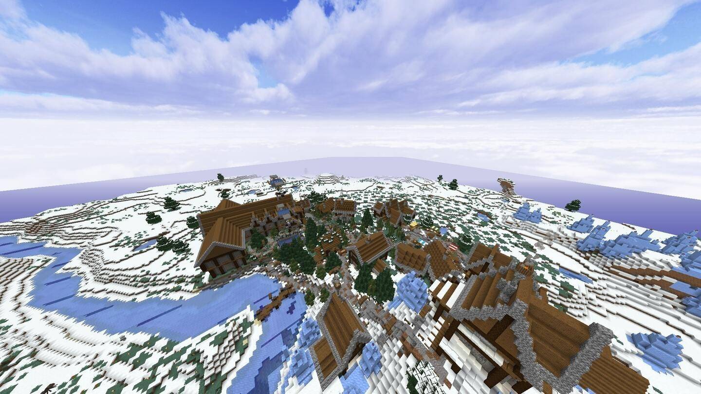 Minecraft Snow Biome種子