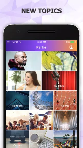 Parlor - Social Talking App Captura de pantalla 3