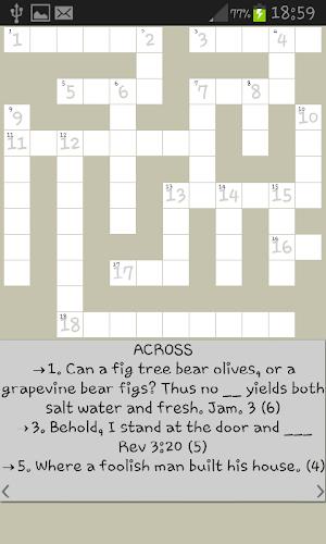 Bible Crossword स्क्रीनशॉट 3