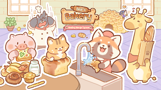 Bear Bakery - Cooking Tycoon Ekran Görüntüsü 0