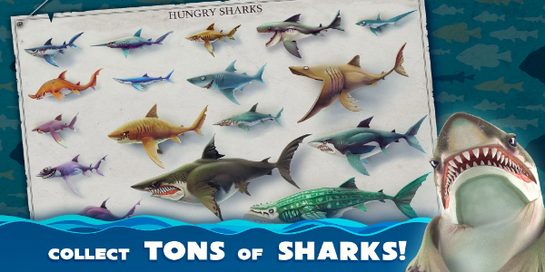 Hungry Shark World Mod ဖန်သားပြင်ဓာတ်ပုံ 1