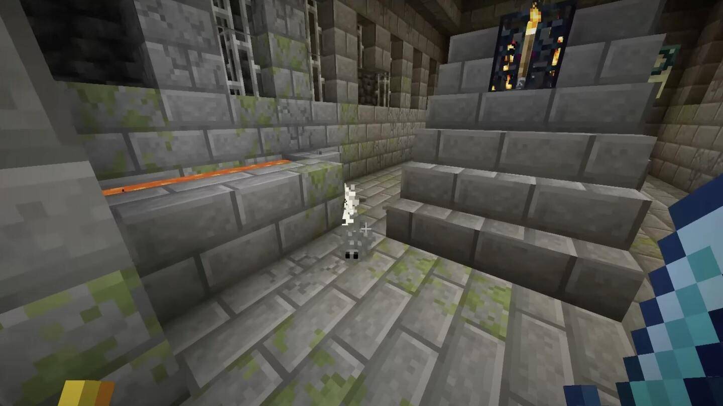 Silverfish stronghold Minecraft