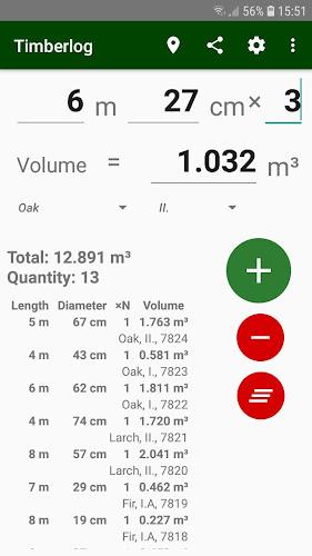 Timberlog - Timber calculator ภาพหน้าจอ 3