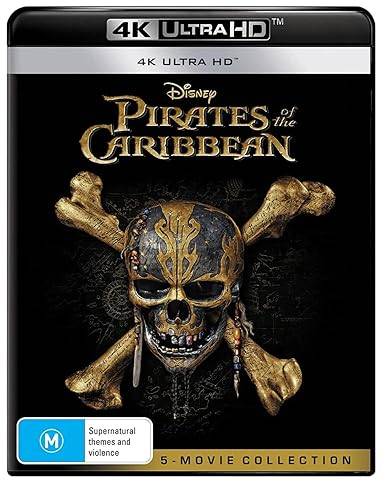 4K Pirates UHD des Caraïbes de 5 films Caribbean