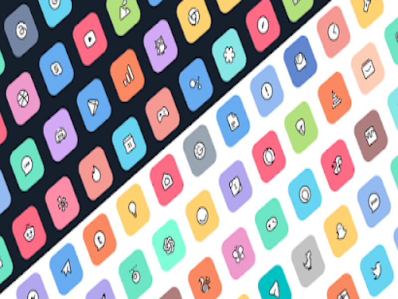 Crayon Adaptive IconPack Captura de pantalla 3