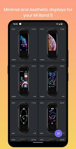 Mi Band 5 Watch Faces স্ক্রিনশট 1