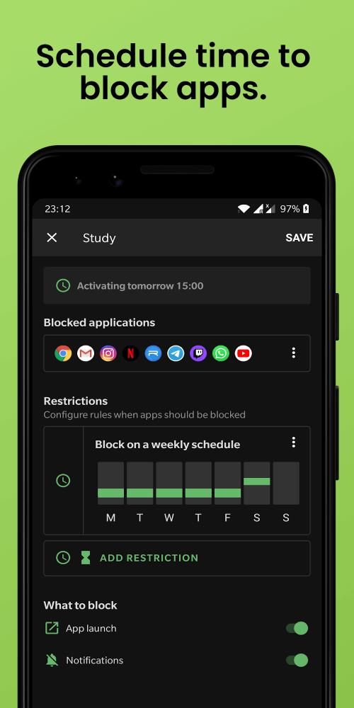 Block Apps Zrzut ekranu 2
