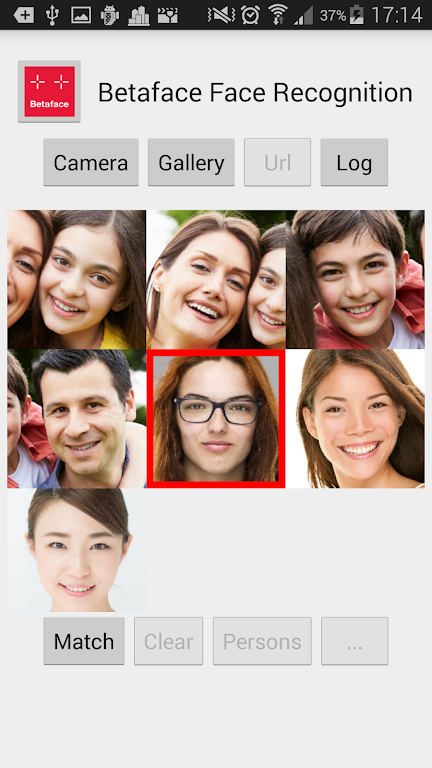 Betaface Face Recognition ဖန်သားပြင်ဓာတ်ပုံ 0