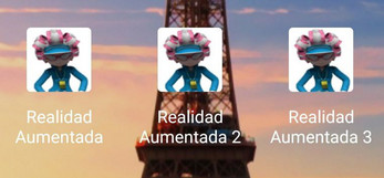 Realidad Aumentada App Android Tangkapan skrin 2