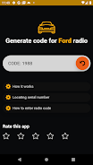 Ford radio code generator स्क्रीनशॉट 3