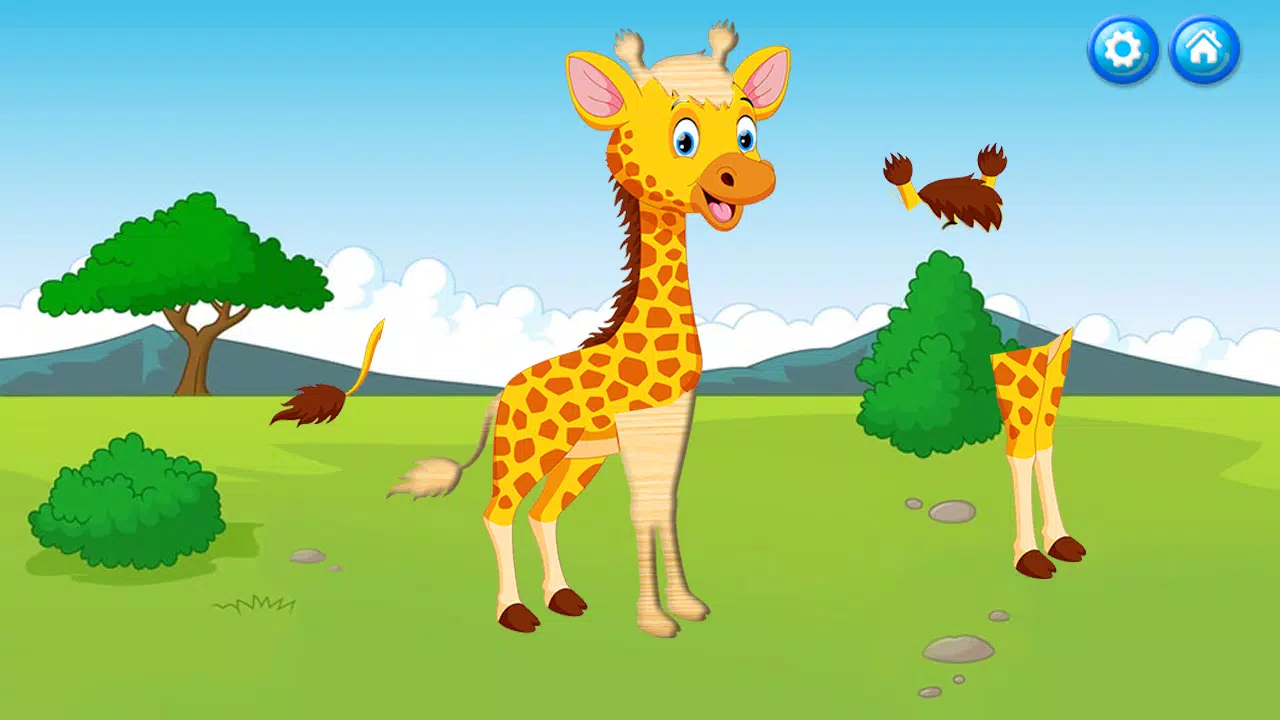 Kids Puzzles - Safari Puzzles 스크린샷 1