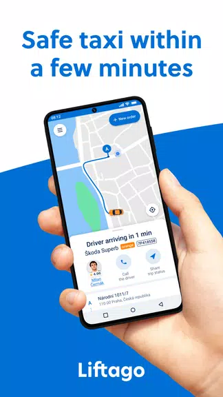 Liftago: Travel safely应用截图第0张