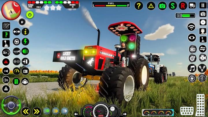 Real Farm Indian Tractor Game 螢幕截圖 0